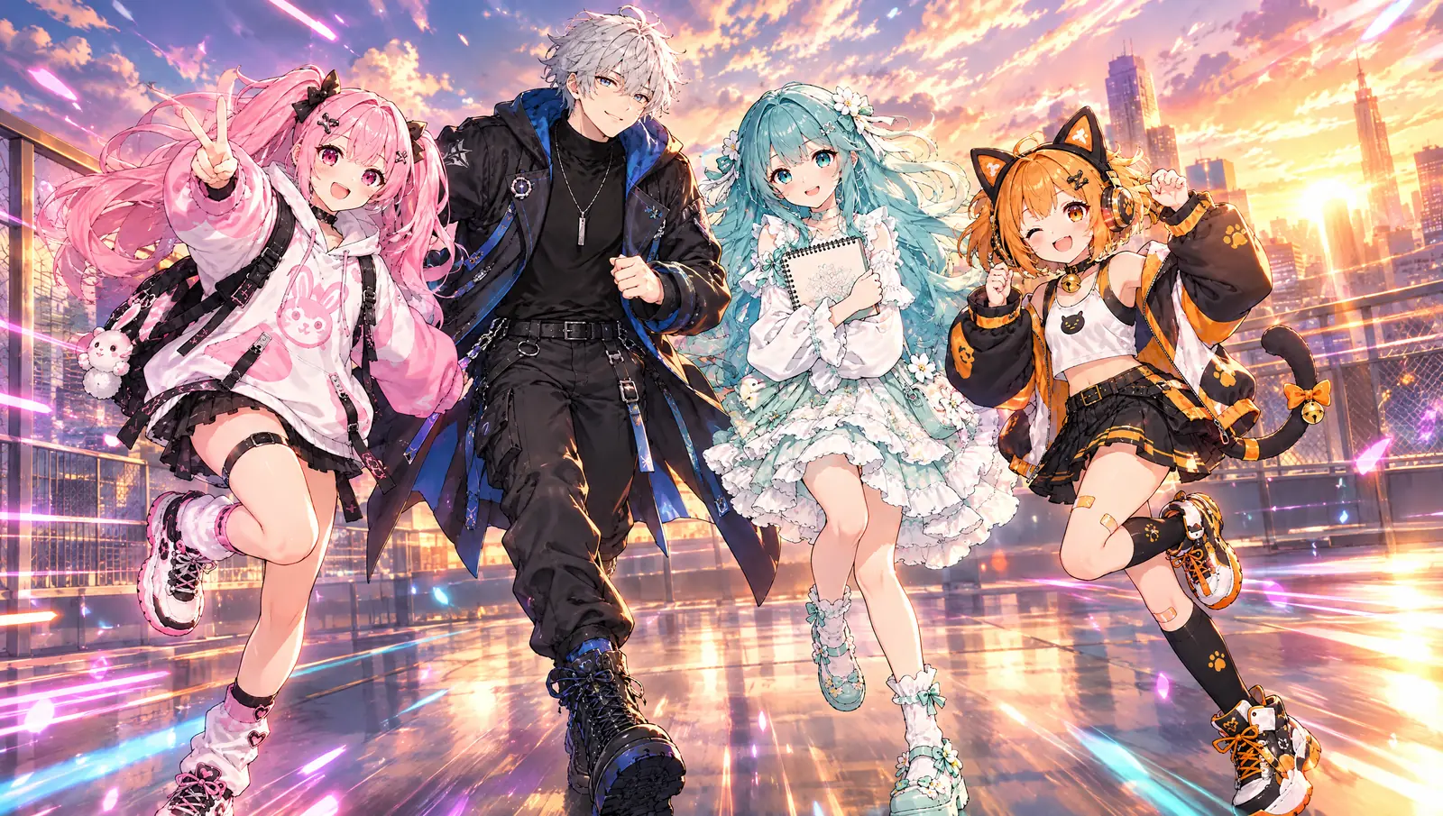 原创角色登场的动画画面